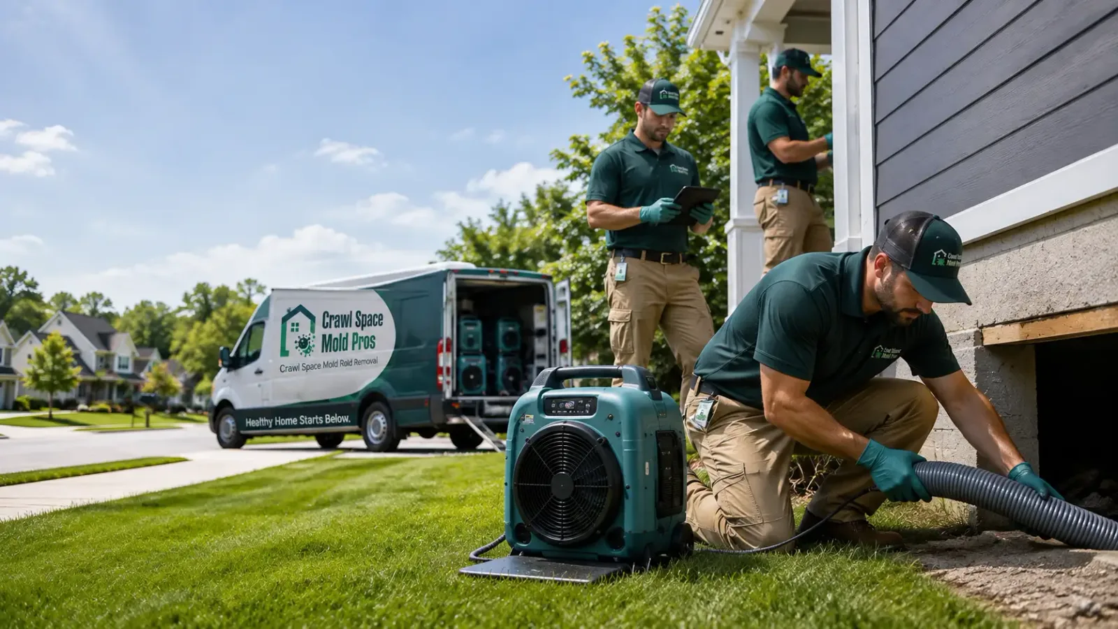 Crawl Space Mold Removal in Osterville, MA